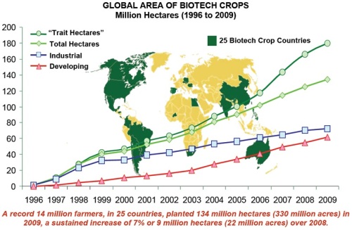 Trends That Will Affect Your Future … - Page 4 Gm-crops-1996-2009